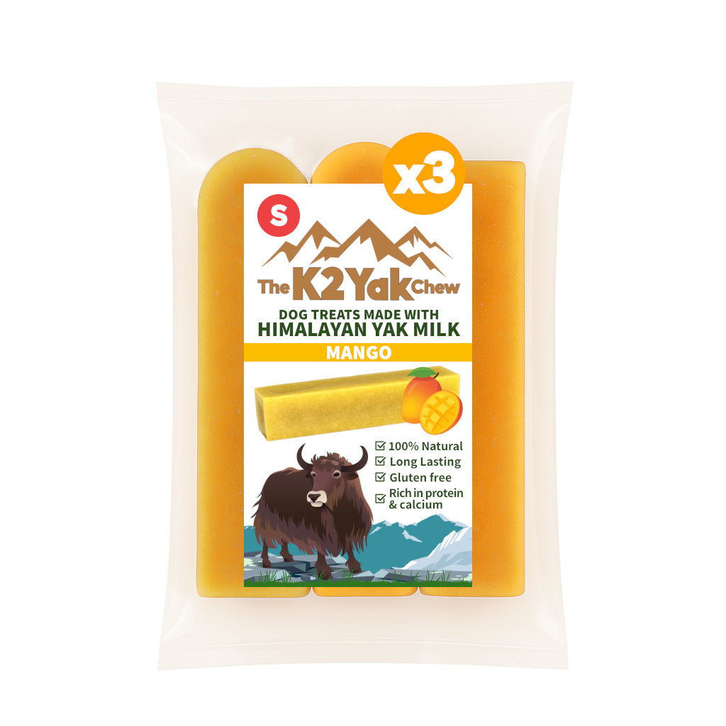 K2 Yak Chews Dog Treats Mango Small