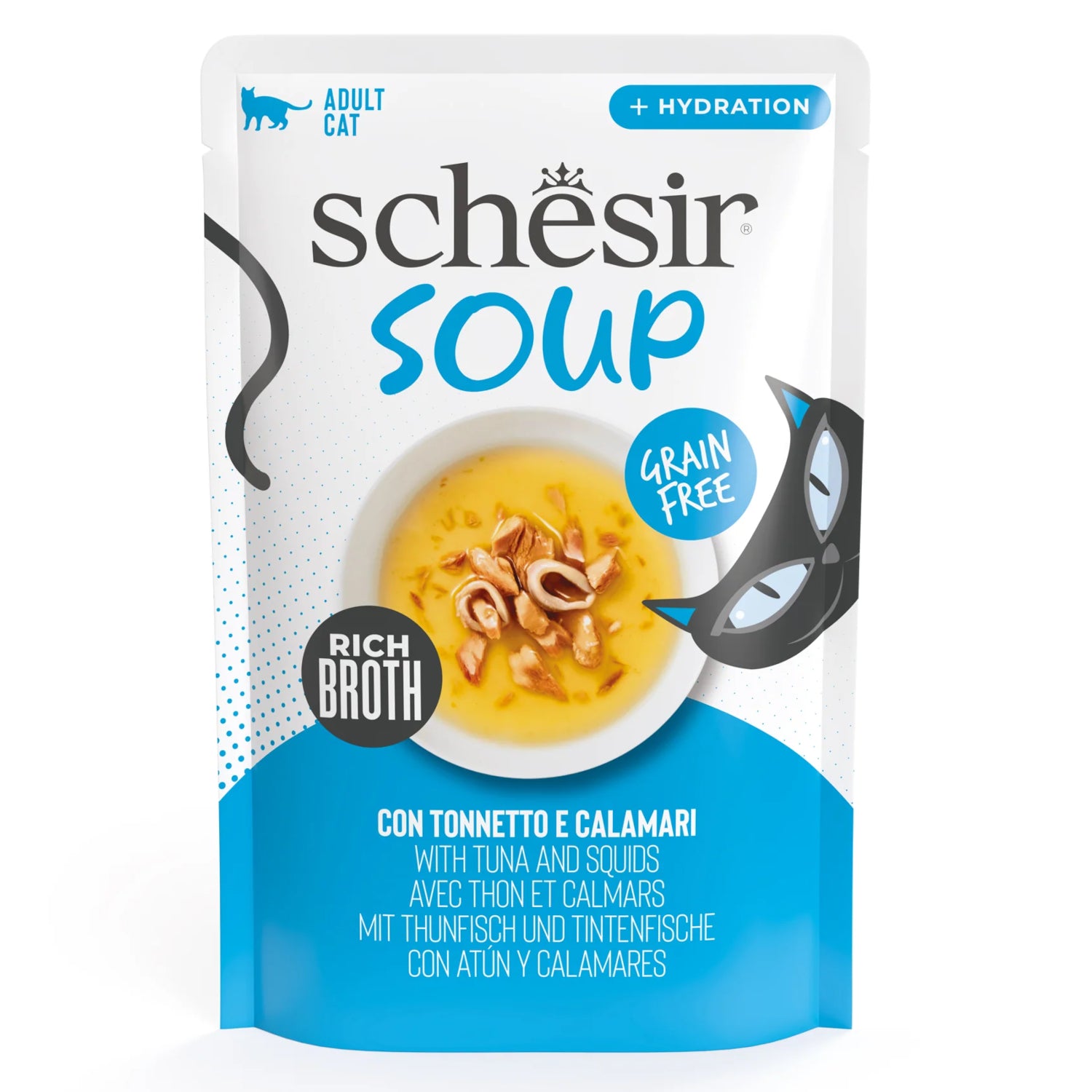 Schesir Soup Tuna with Squid 12 x 40g
