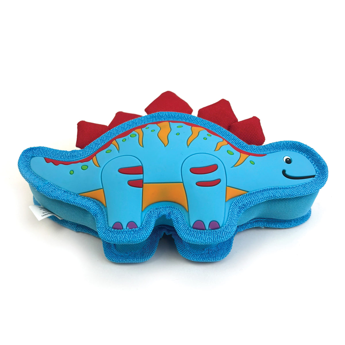 Happy Pet TPR Dinosaur Dog Toy - Sky Stegosaurus