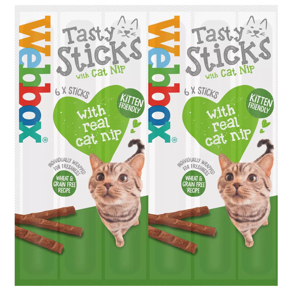 Webbox Tasty Sticks Cat Treats Chicken & Catnip