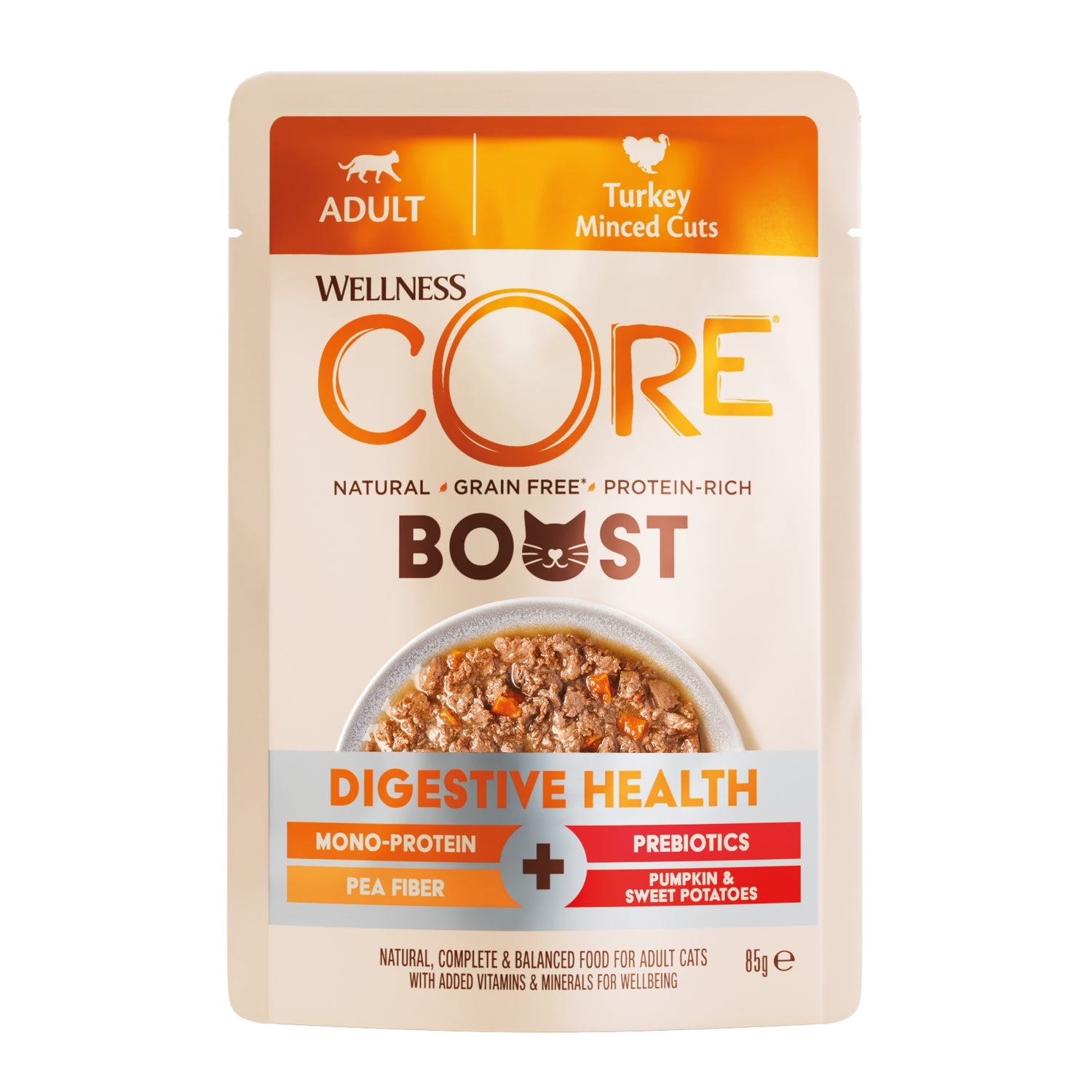 Wellness CORE Cat Boost Digestive Health Turkey 14 x 85g