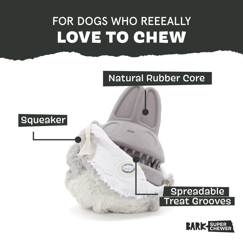 BARK Hare Raiser Super Chewer Dog Toy