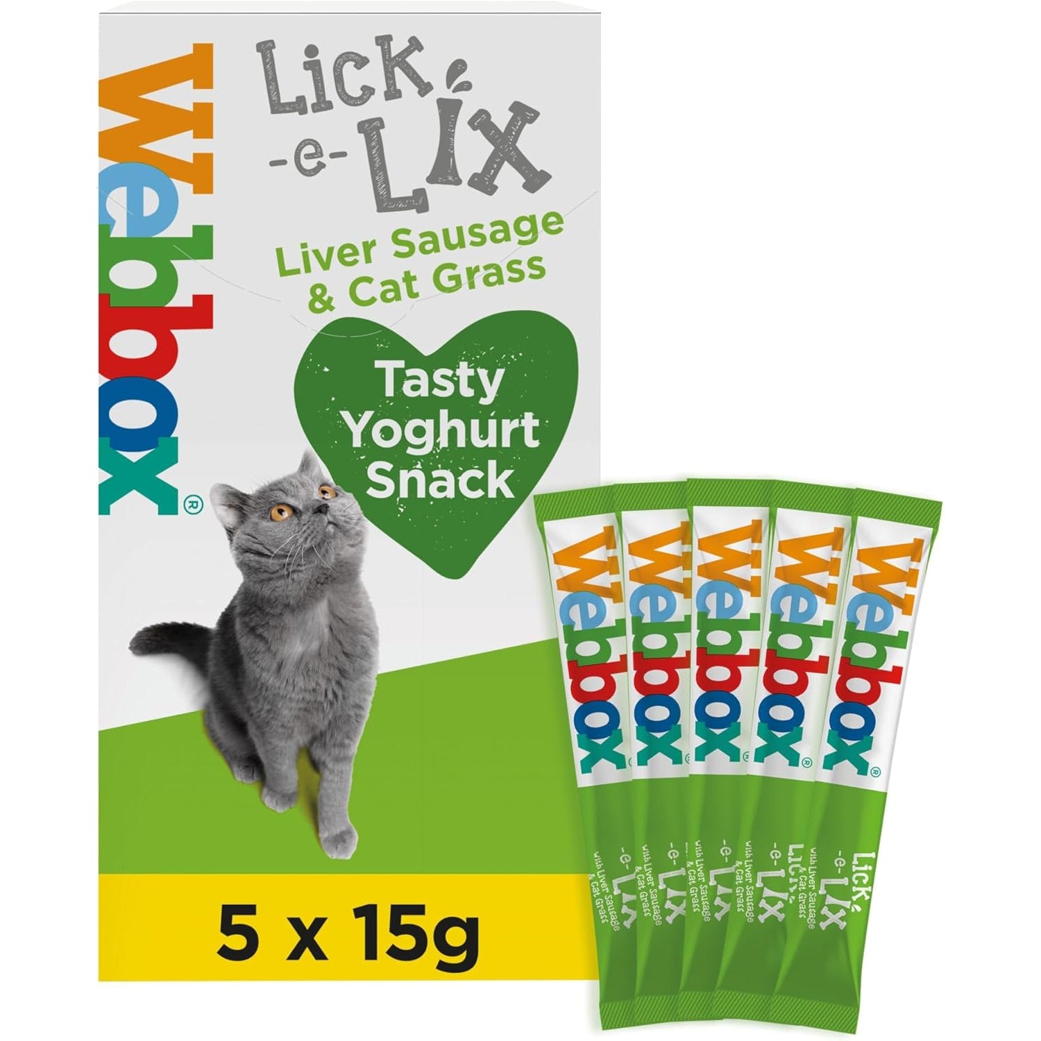 Webbox Lick-e-Lix Liver Sausage & Cat Grass Cat Treats