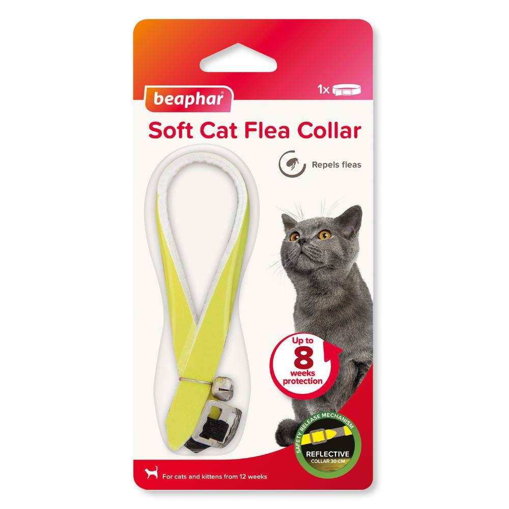 Beaphar Soft Cat Flea Collar Reflective Yellow