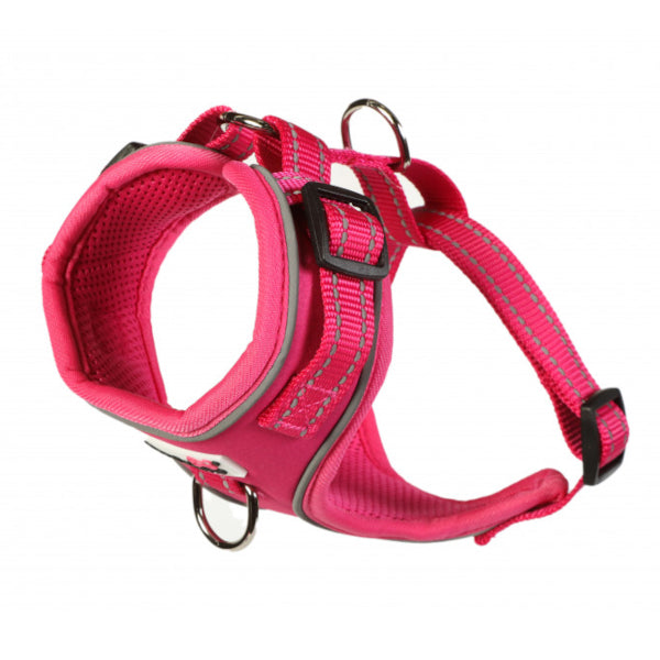 Doodlebone Adjustable Airmesh Dog Harnesses Fuchsia 5 Sizes