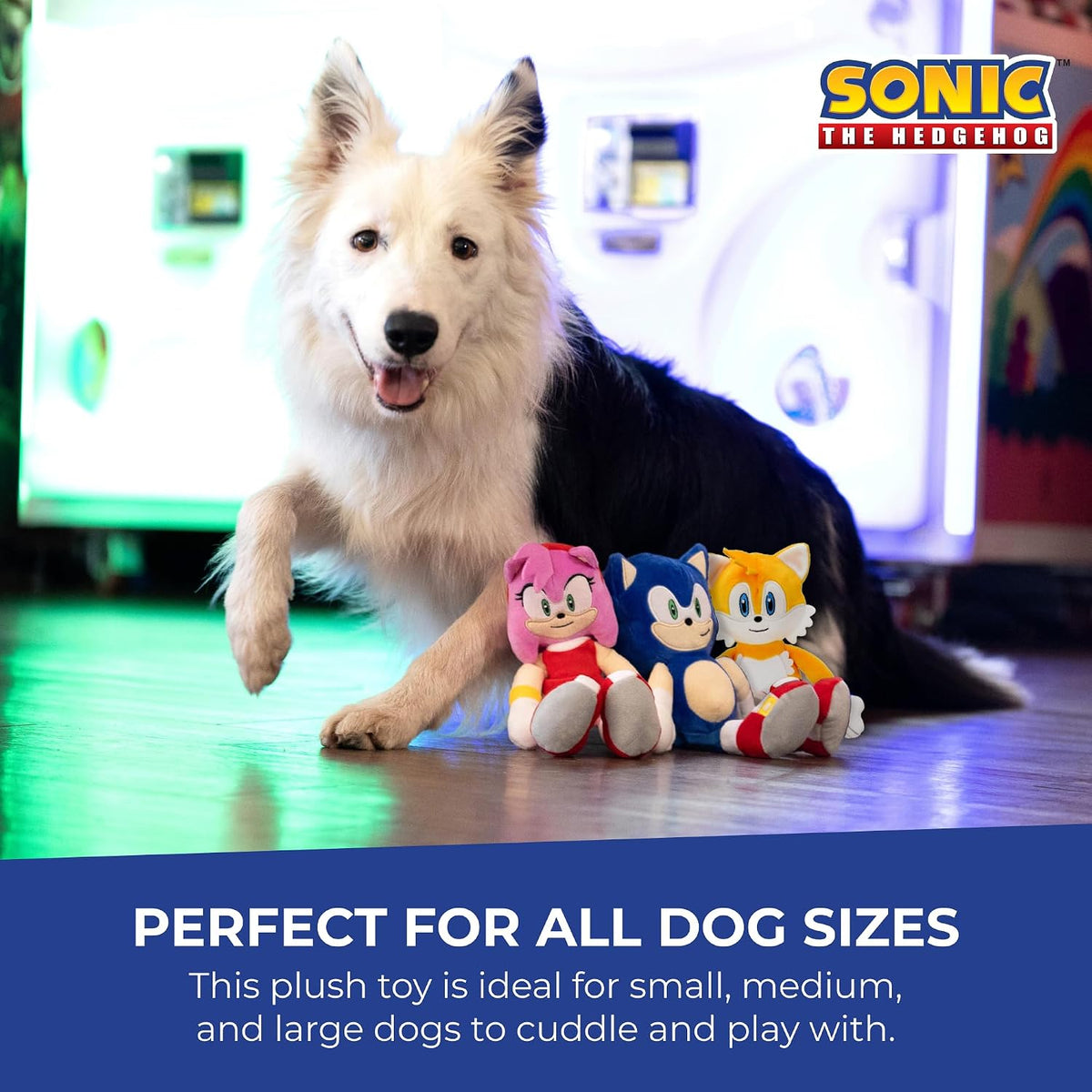 Multipet Sonic the Hedgehog Plush Dog Toy - Tails