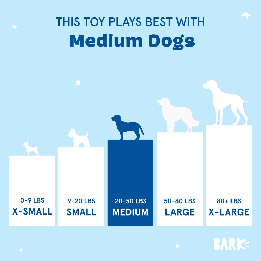 BARK Paula'S Park Slope Pretzel Rope Dog Toy