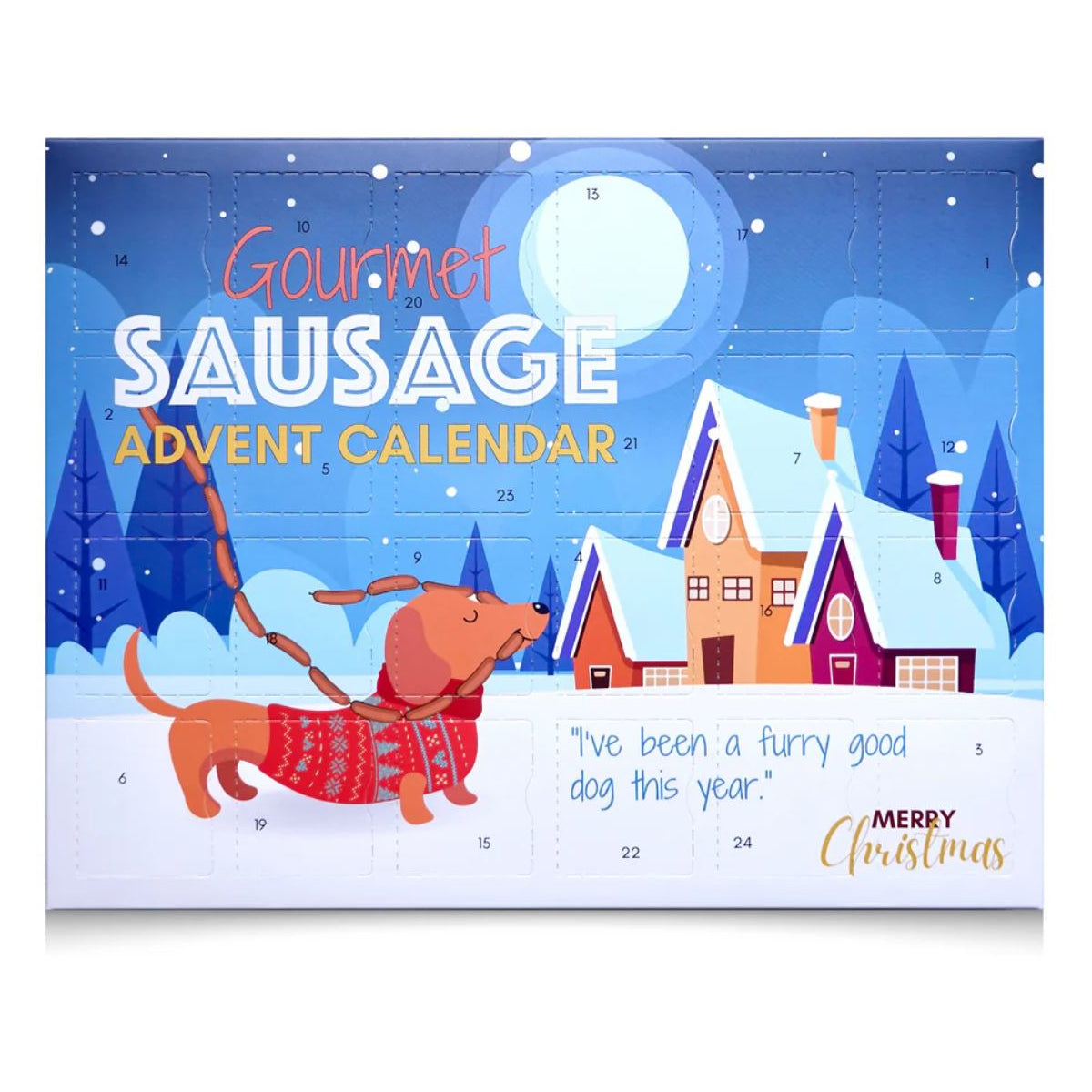 Pet Treat Wholesale Gourmet Sausage Advent Calendar