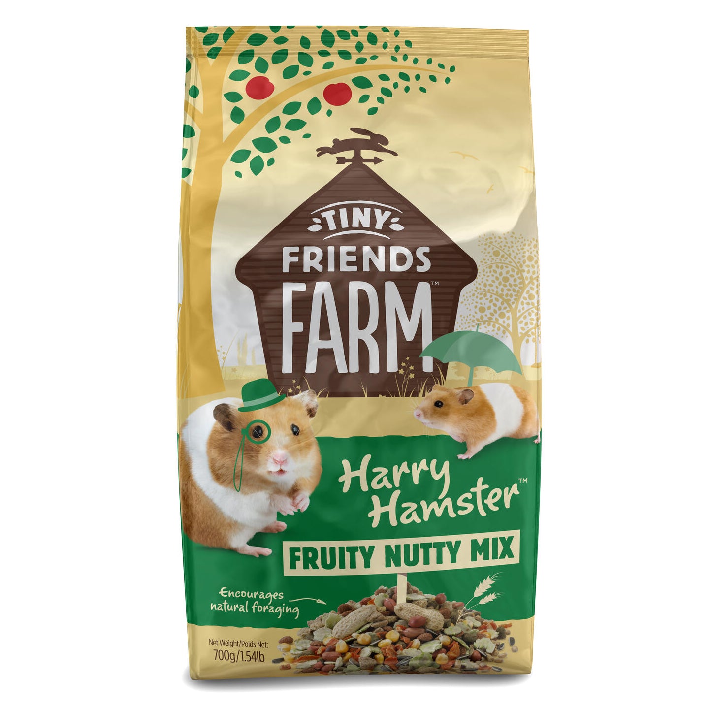 Tiny Friends Farm Harry Hamster Fruity Nutty Mix 700g