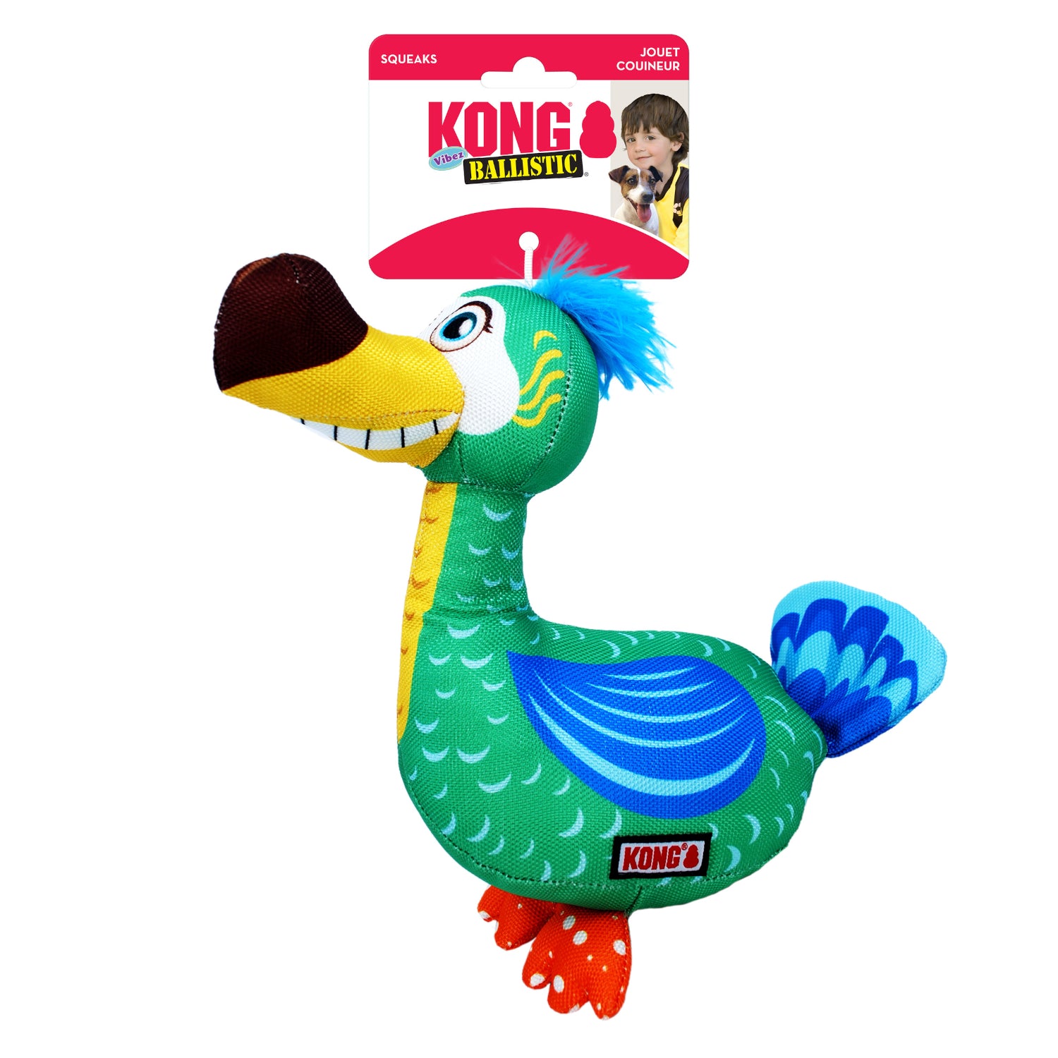 KONG Ballistic Vibez Birdz Assorted