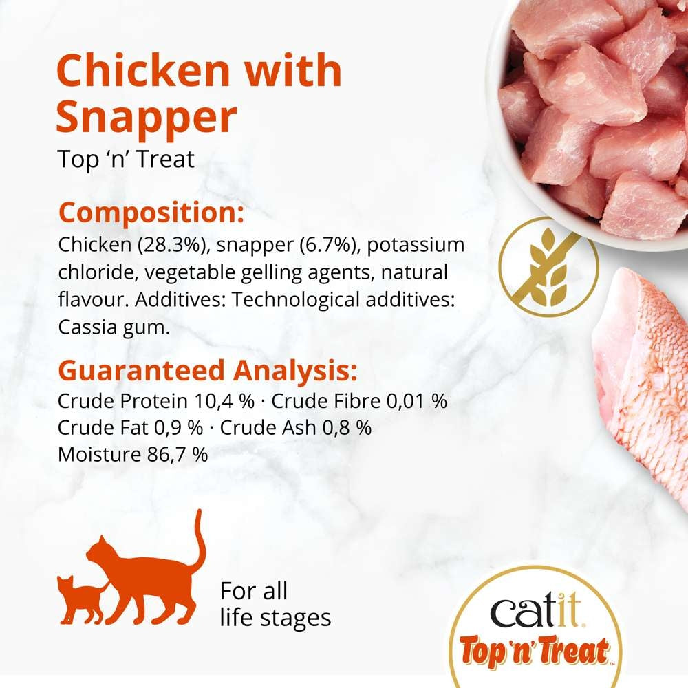 Catit Top n Treat Chicken Variety 24x60g