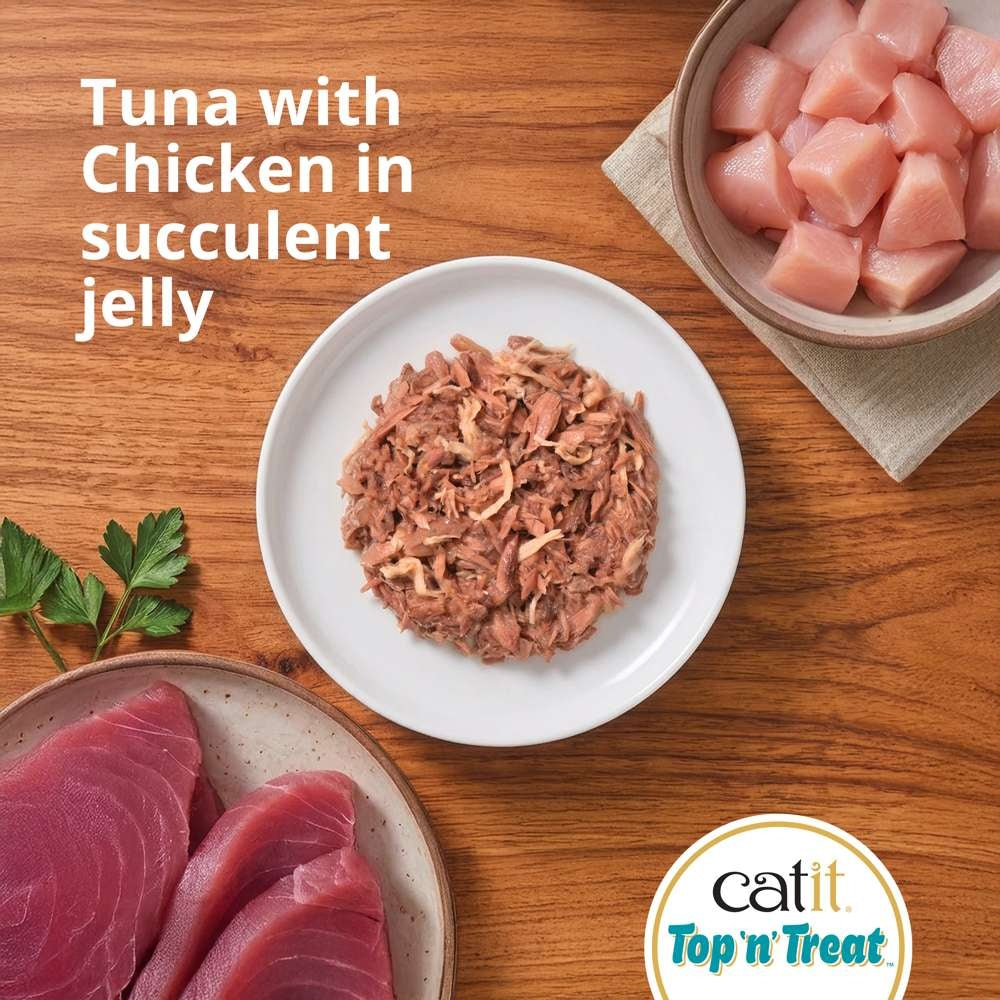 Catit Top n Treat Tuna & Chicken 8 Pack (24x60g)
