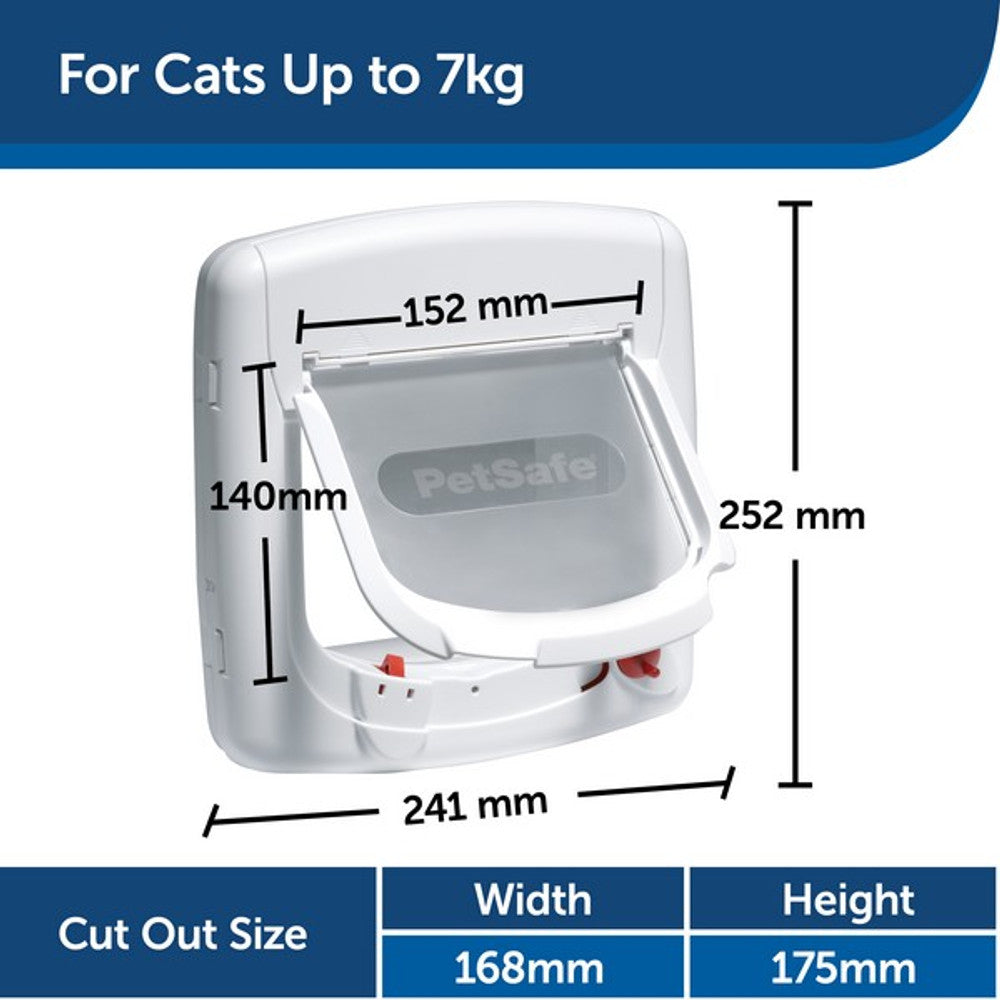 PetSafe Staywell Magnetic 4-Way Locking Deluxe Cat Flap