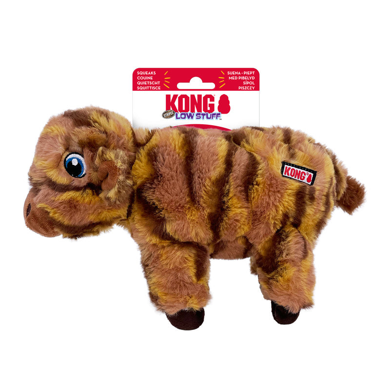 KONG Low Stuff Stripes Cow