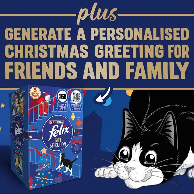Felix Cat Treats Christmas Gift Box 2026 275g