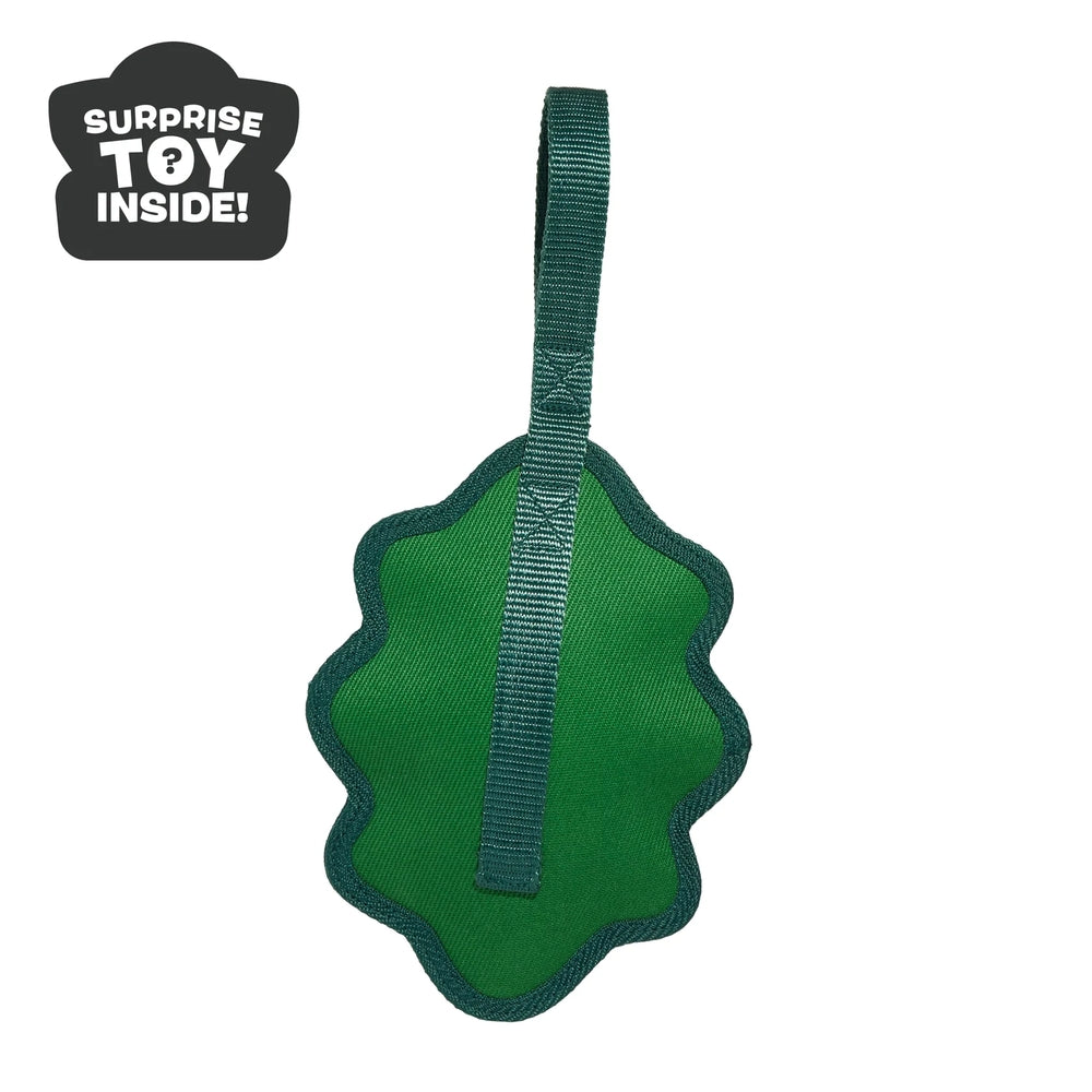 BARK A Green Chew Leaf Super Chewer Dog Toy