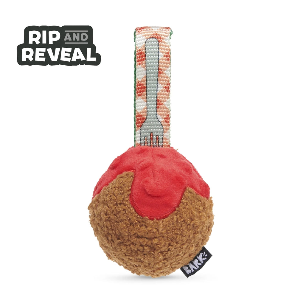 BARK A Squeaky Meat-A-Ball Super Chewer Dog Toy