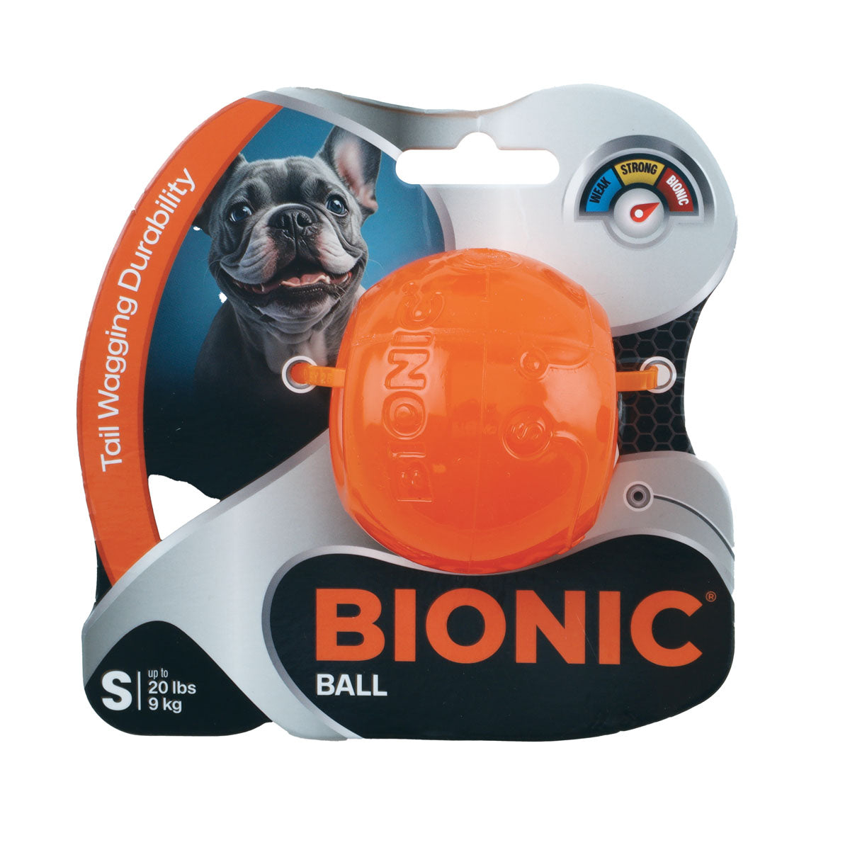 BIONIC Ball Dog Toy 3 Sizes