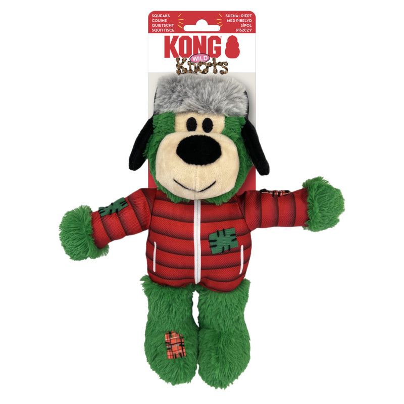 KONG Holiday Wild Knots Bear