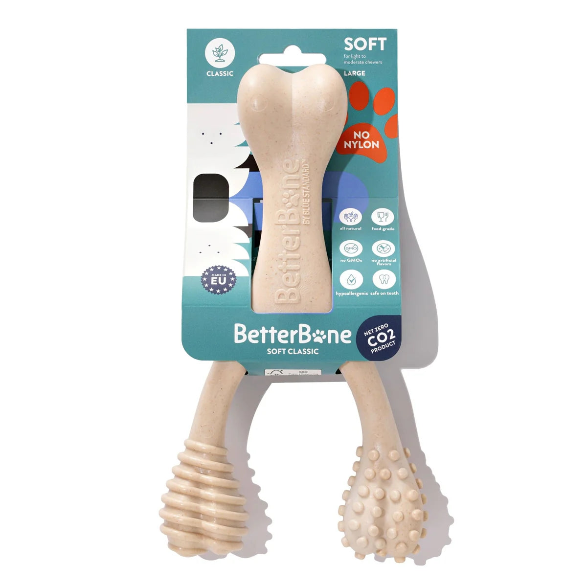 BetterBone Dog Chew Toys SOFT Durability 3 Sizes