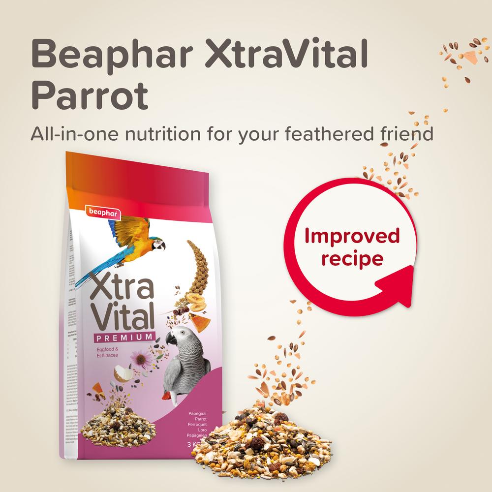 Beaphar XtraVital Parrot Complete Bird Food 2 Sizes