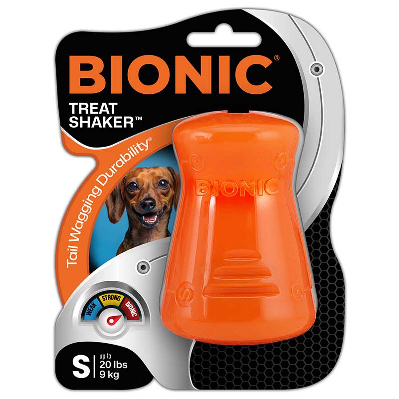 BIONIC Treat Shaker Dog Toy 3 Sizes