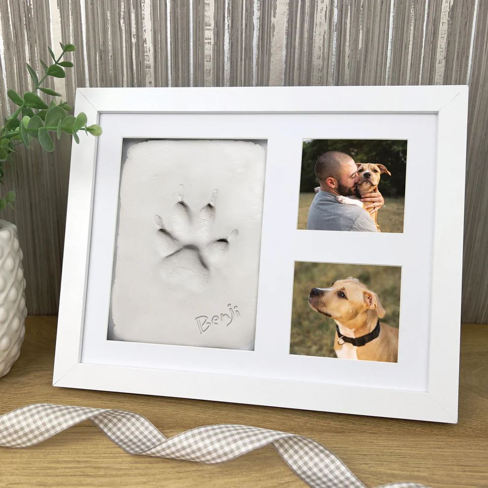 Paw Print Clay Mould & Photo Frame Kit