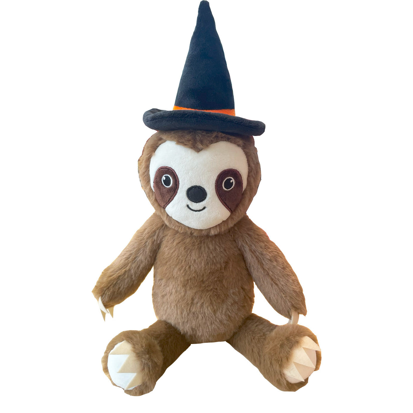 HHappy Pet Halloween Witchy Sloth Dog Toy with Squeaker