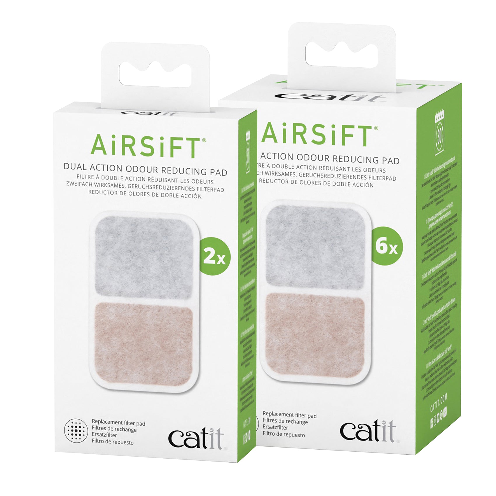 Catit AiRSiFT Dual Action Replacement Pads