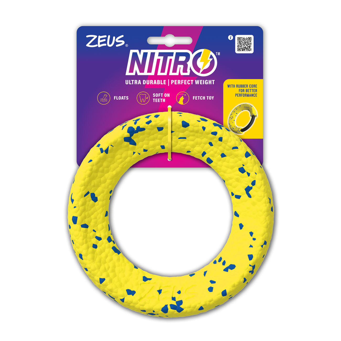 Zeus NITRO Weighted Ring Dog Toy