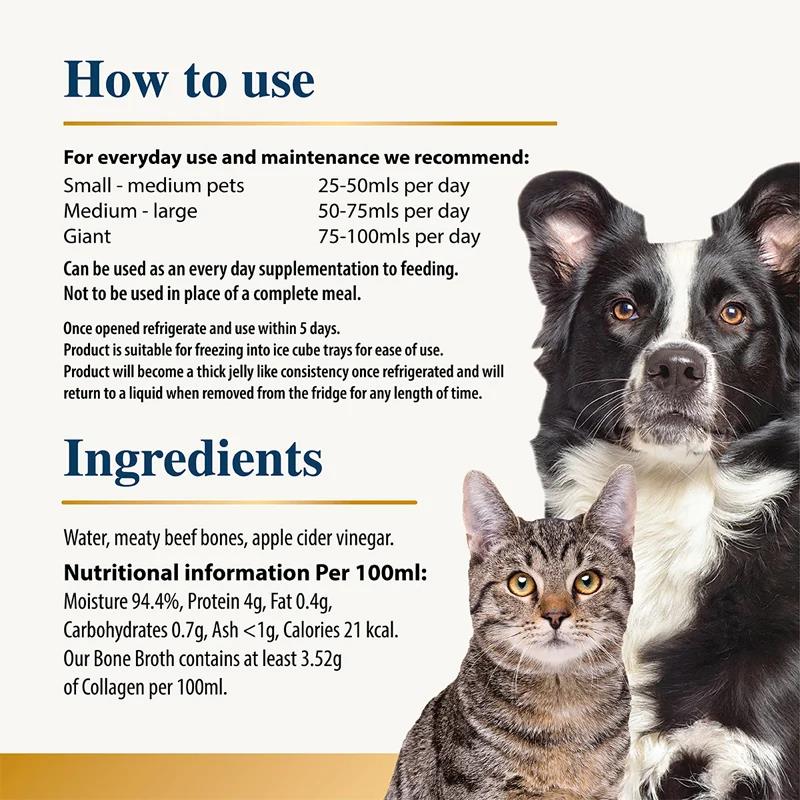 Karnlea Wild Venison Bone Broth for Dogs and Cats 500ml