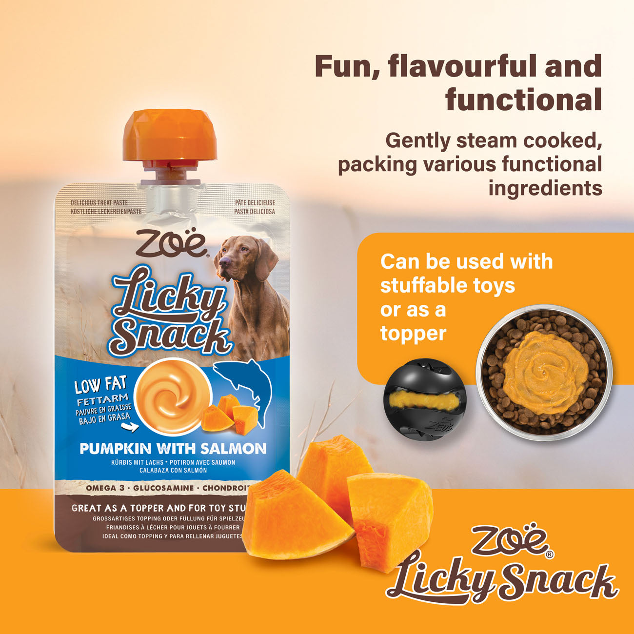 Zoë Licky Snack Pumpkin w Salmon 85g