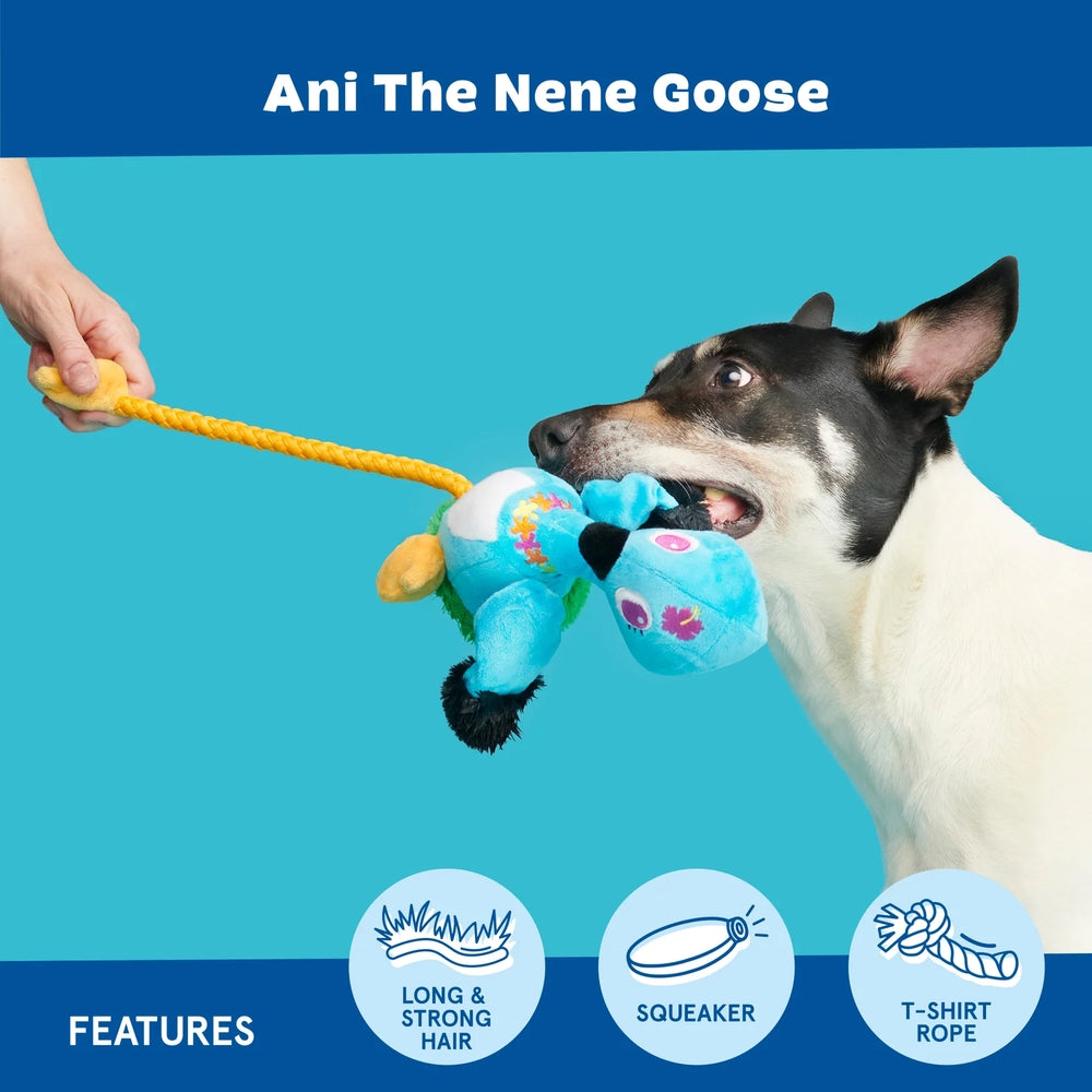 BARK Ani The Nene Goose Plush Dog Toy