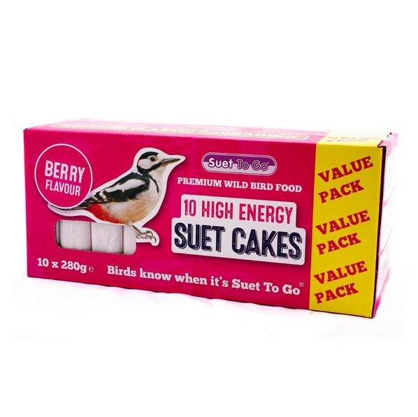 Suet to Go Block Berry Value Box 10x280g