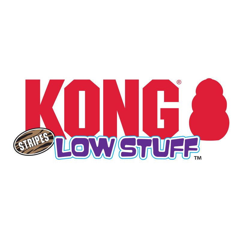 KONG Low Stuff Stripes Cow