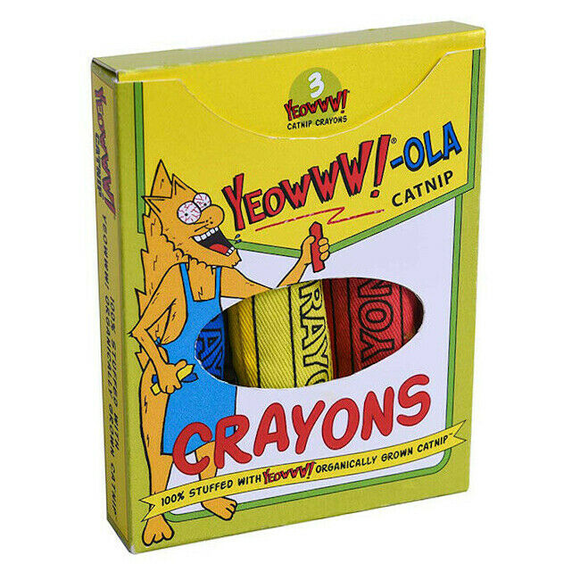 Yeowww! Crayons Pack of 3