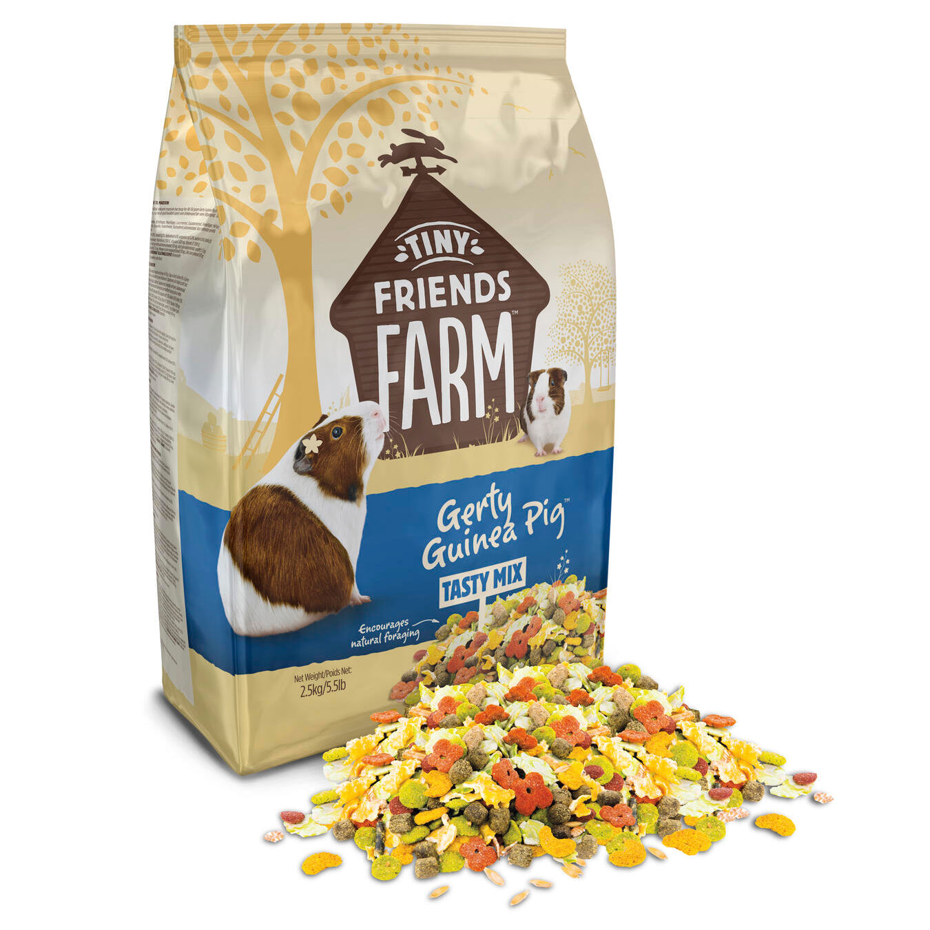 Tiny Friends Farm Gerty Guinea Pig Tasty Mix 2.5kg