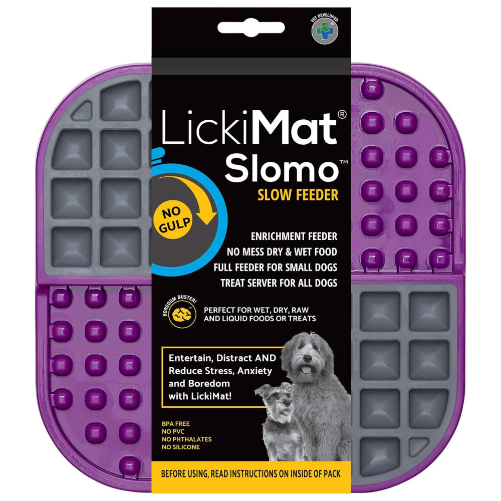 LickiMat Dog Lick Mats Slow Feeders Slomo 7 Colours