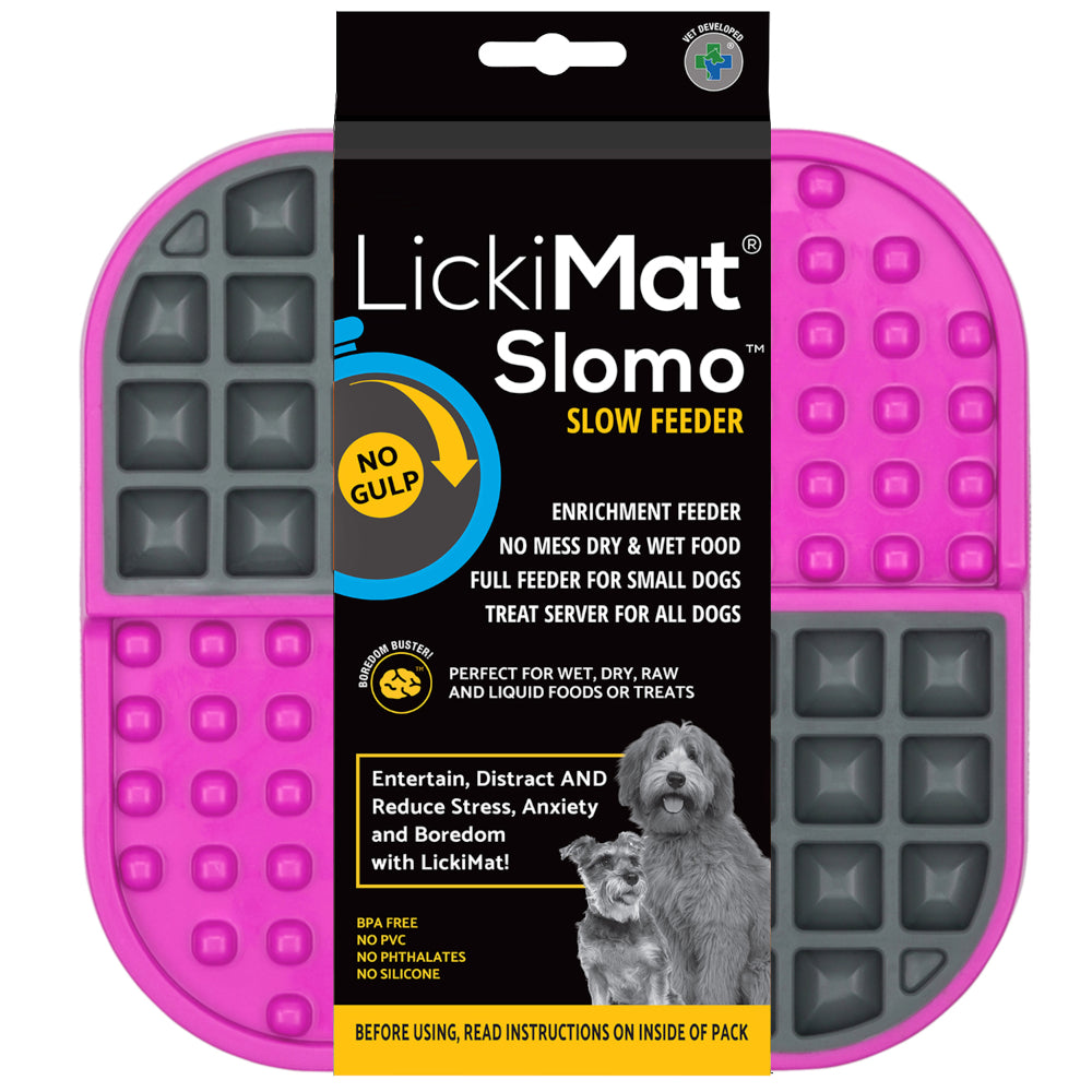 LickiMat Dog Lick Mats Slow Feeders Slomo 7 Colours