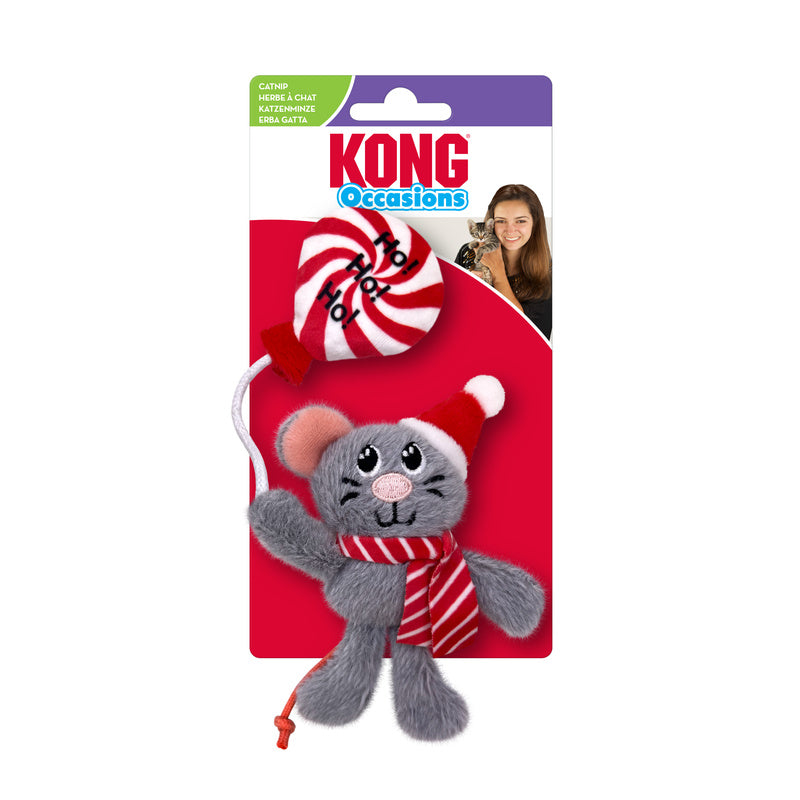 KONG Holiday Occasions Mouse