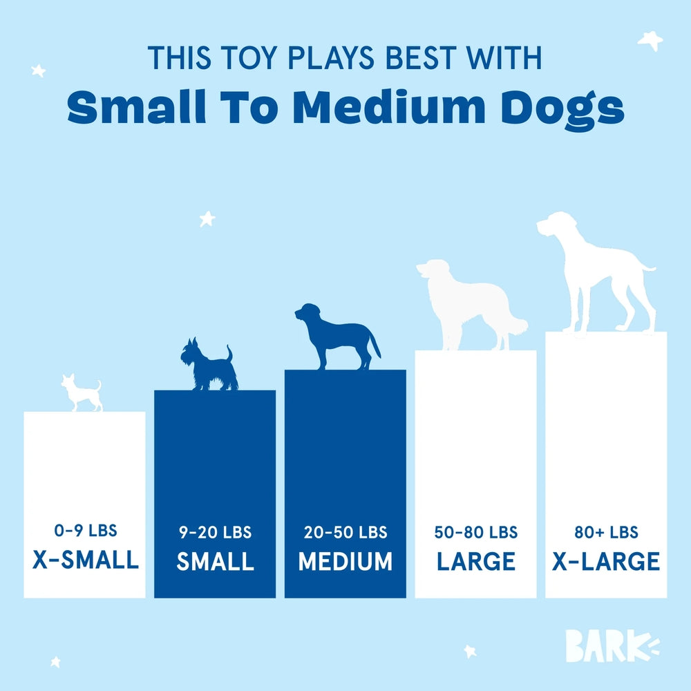 BARK Live Bait Bites Grrreat Outdoors Dog Toy