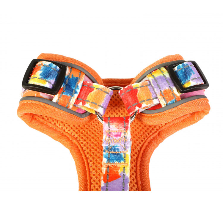 Doodlebone Adjustable Airmesh Dog Harnesses Watercolour 5 Sizes