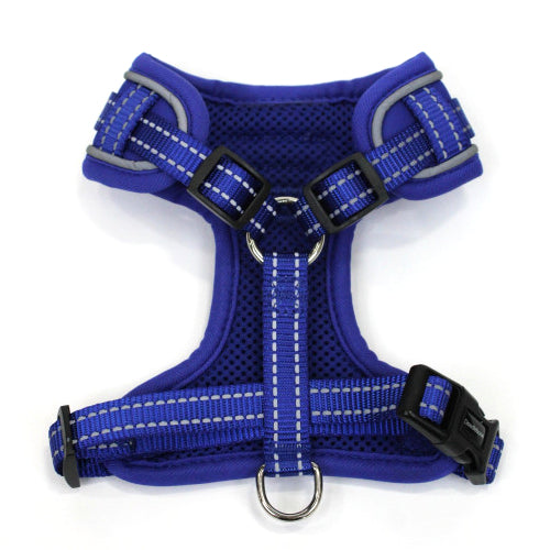 Doodlebone Adjustable Airmesh Dog Harnesses Cobalt 5 Sizes