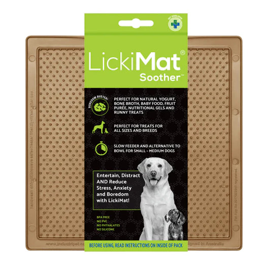 LickiMat Dog Lick Mats Slow Feeders Classic Soother 10 Colours