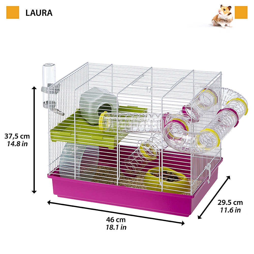 Ferplast Laura Hamster Cage with Accessories