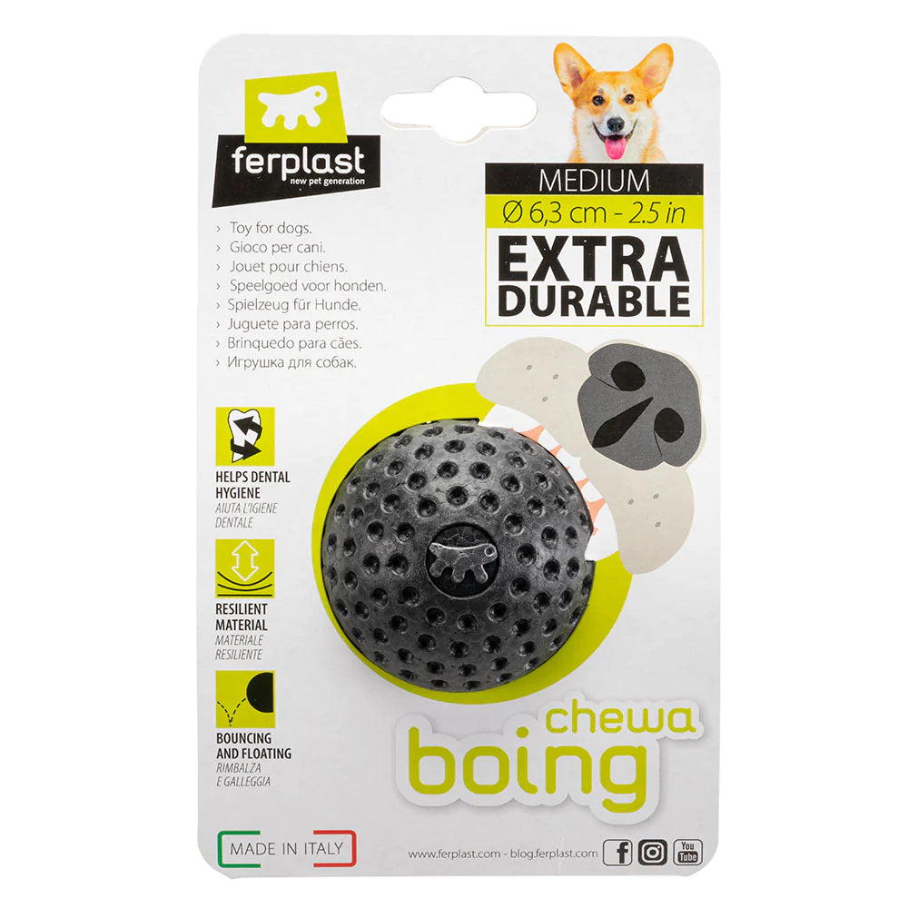 Ferplast Chewa Boing Ball Durable Tough & Bouncy 2 Sizes