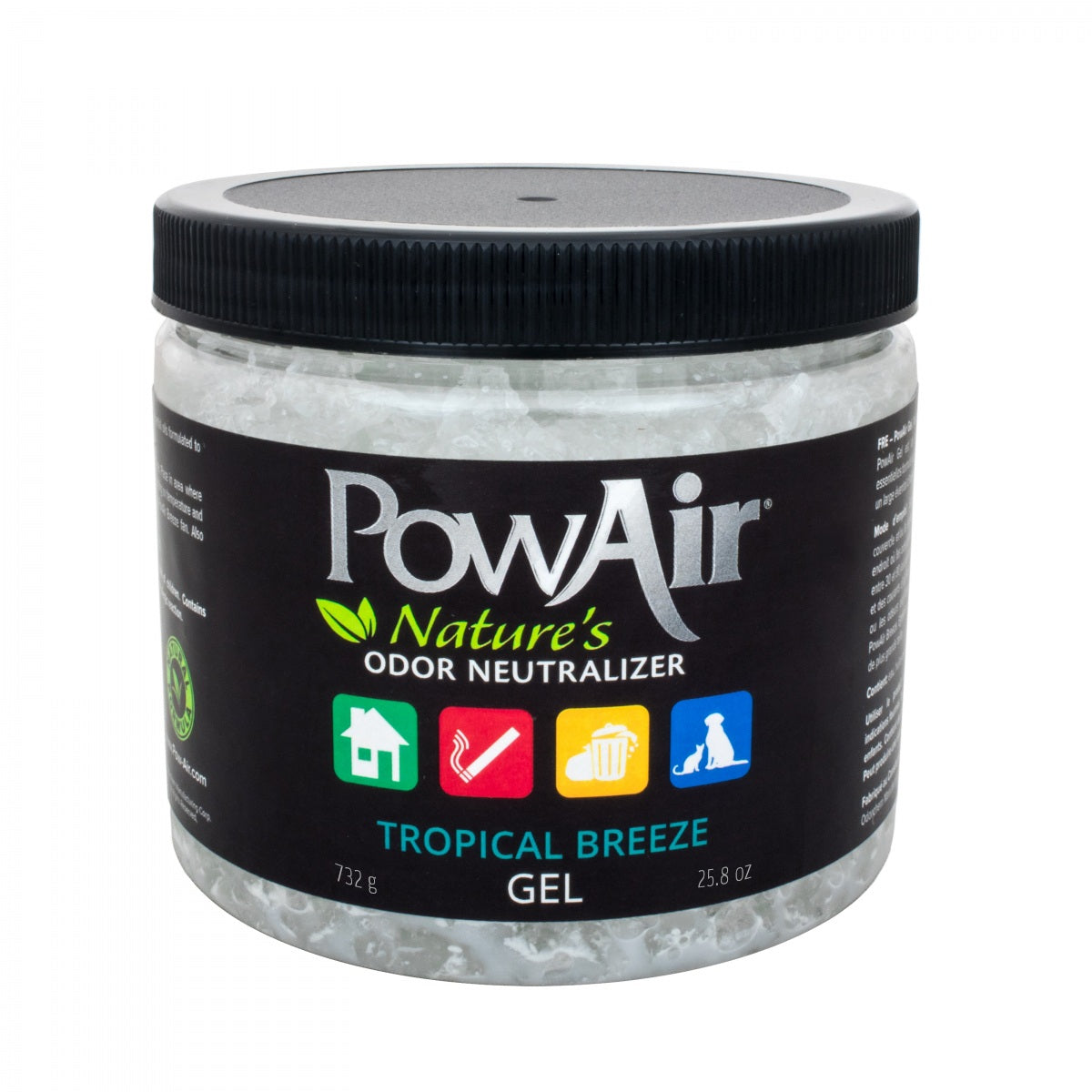 PowAir Gels Odour Neutraliser 3 Scents 2 Sizes