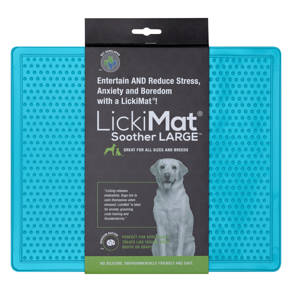 LickiMat Dog Lick Mats Slow Feeders Soother Large 3 Colours