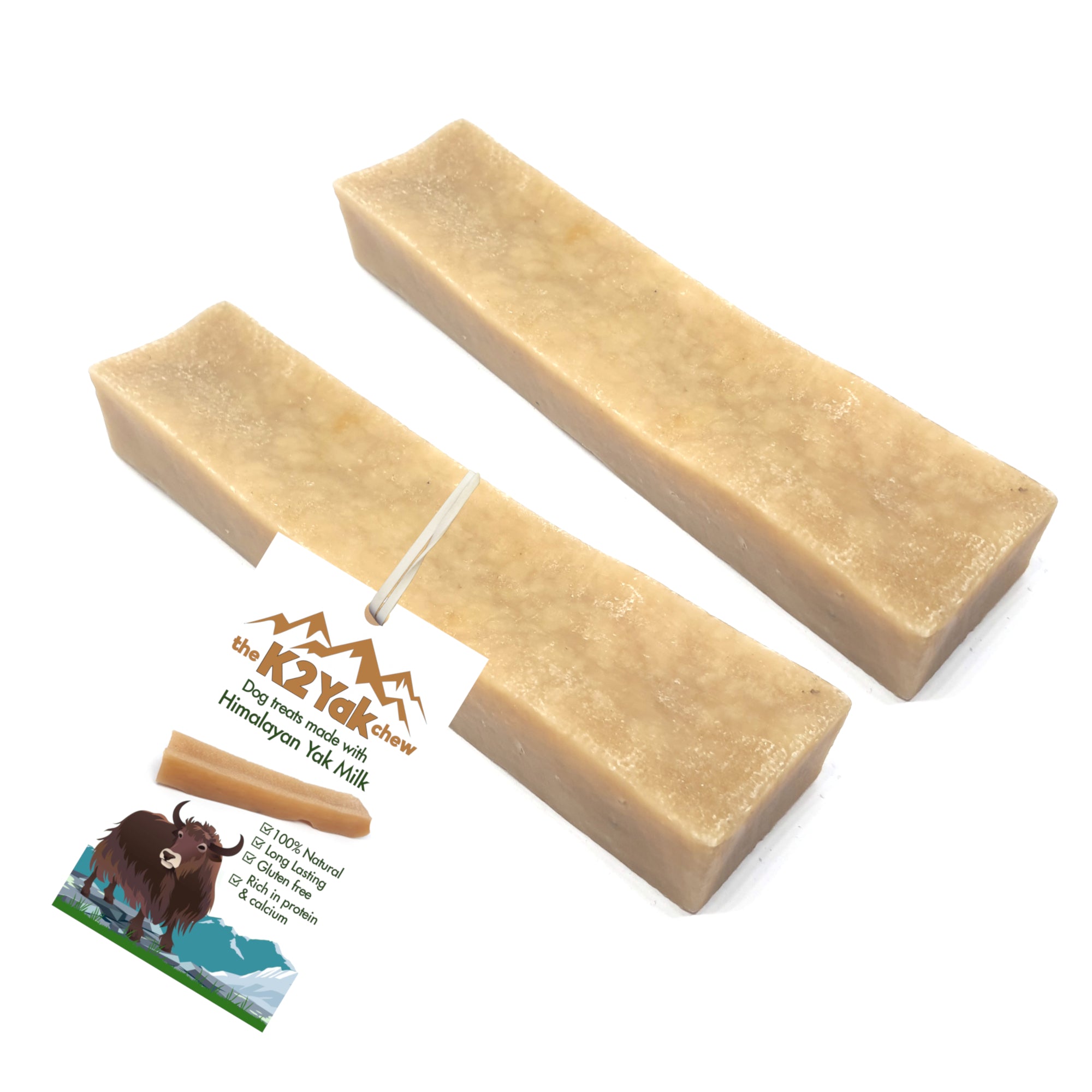 K2 Yak Chews Long Lasting Natural Dog Treats Large