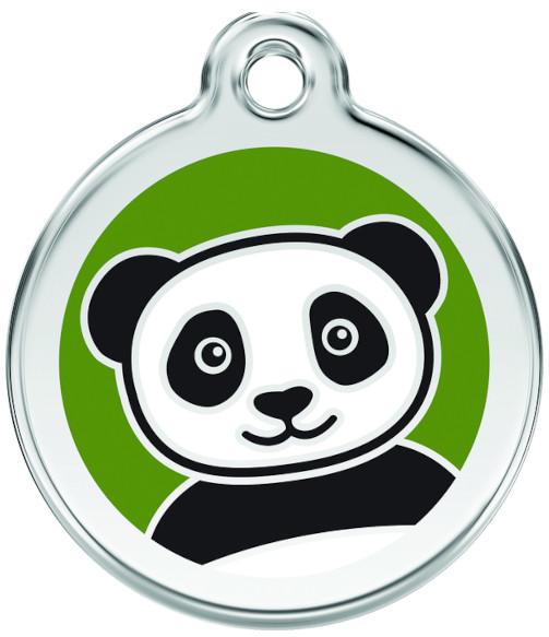 Red Dingo Enamel Dog & Cat ID Tags Panda